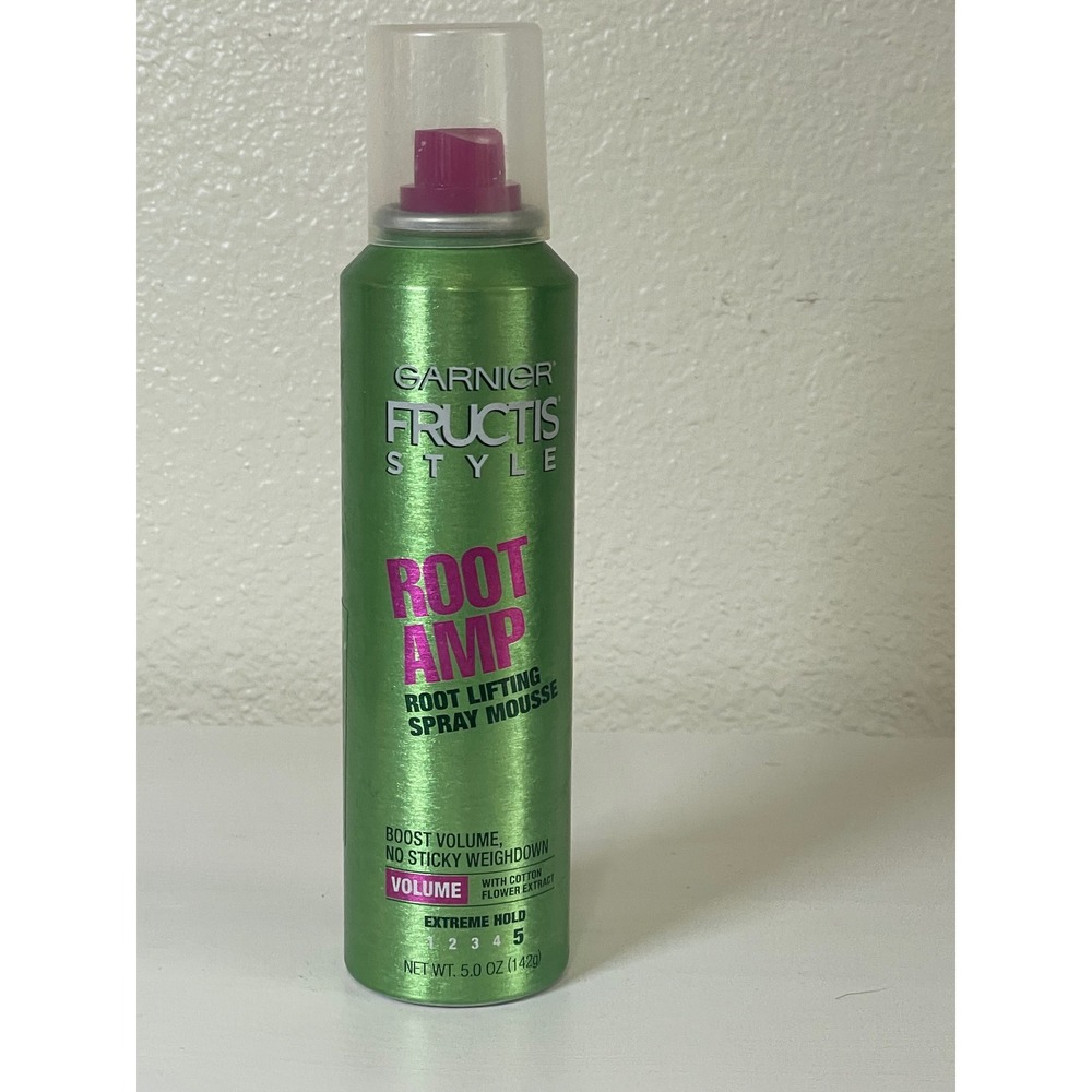 Garnier Fructis Style Root Amp Spray Mousse 5oz GreenExtreme Hold 80% Full